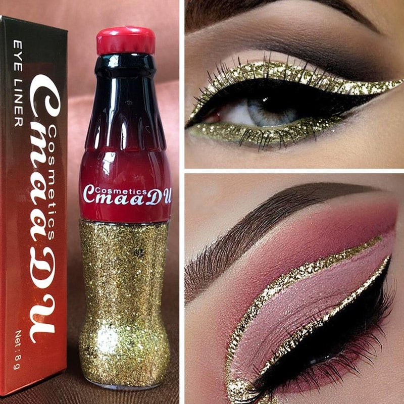 CmaaDu Colored Glitter Eyeliner